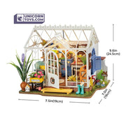 Dreamy Garden House | Robotime DG163 DIY Dollhouse Miniatures Kit