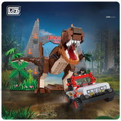 The Reign of the Dinosaurs | LOZ 1067 Mini Block Movie Scene Set for Ages 10+