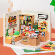 Fascinating Book Store | Rolife Super Creator DW004 DIY Stackable Dollhouse Miniatures Kit