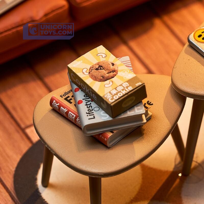 Canada Robotime Cozy Living Lounge DW007 DIY Miniatures Dollhouse