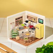 Happy Meals Kitchen | Rolife Super Creator DW008 DIY Stackable Dollhouse Miniatures Kit