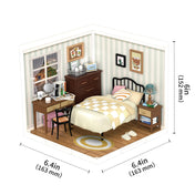 Sweet Dream Bedroom | Rolife Super Creator DW009 DIY Stackable Dollhouse Miniatures Kit
