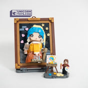 Girl with the Bubble Tea | LOZ 1287 Mini Block Cute Painting Set for Ages 10+