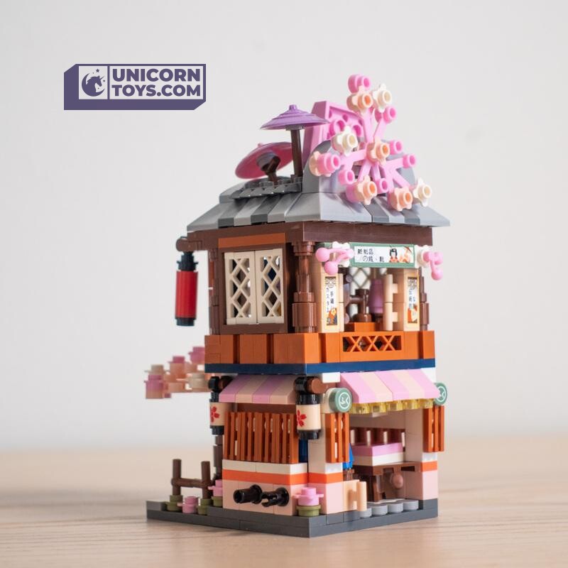 LOZ 1655 Kimono Clothing Shop Building Bricks Mini Street Set for