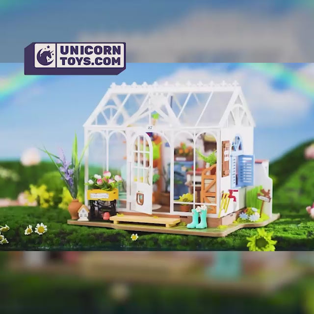 Dreamy Garden House | Robotime DG163 DIY Dollhouse Miniatures Kit