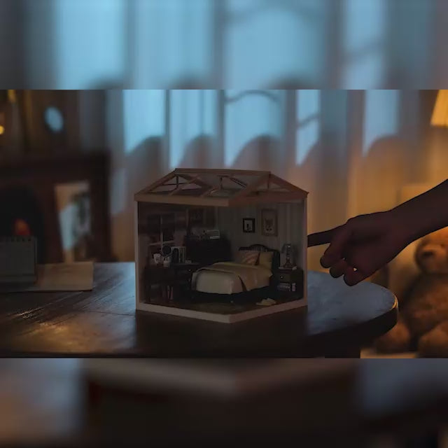 Canada Robotime Sweet Dream Bedroom DW009 DIY Miniatures Dollhouse