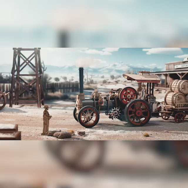 Steam Engine | Robotime ROKR LKA01 Mechanical Gears Puzzle Kit