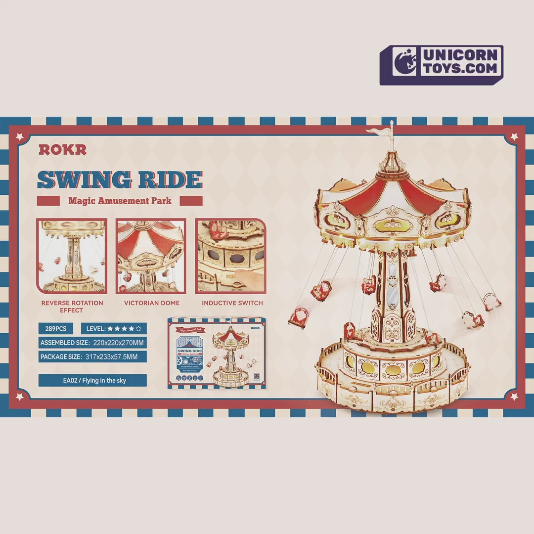 Swing Ride | Robotime ROKR EA02 Mechanical Music Box