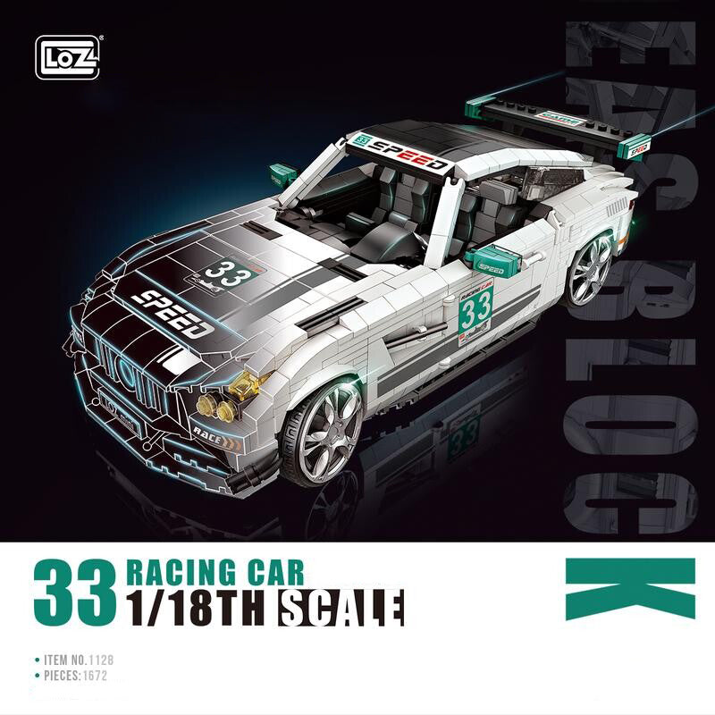 LOZ1128 Racing Car Building Bricks Vehicle Model Set for Ages 14 ...