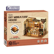 Becka's Baking House | Robotime DG161 DIY Dollhouse Miniatures Kit