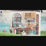 Mrs. Charlie's Dining Room | Robotime DGM09 DIY Dollhouse Miniatures Kit