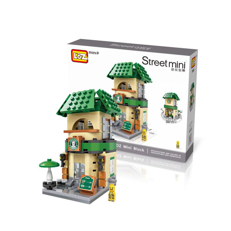 Coffee Shop | LOZ Mini Block Building Bricks Set Mini Street for Ages 10+