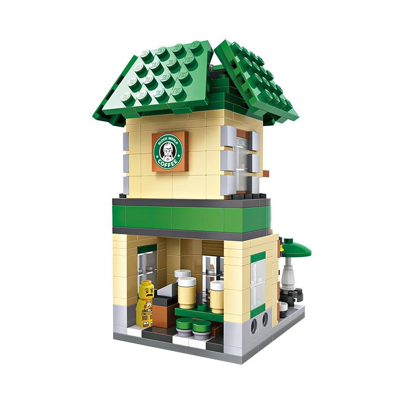 Coffee Shop | LOZ Mini Block Building Bricks Set Mini Street for Ages 10+