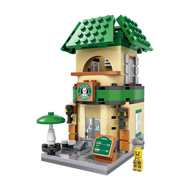 Coffee Shop | LOZ Mini Block Building Bricks Set Mini Street for Ages 10+