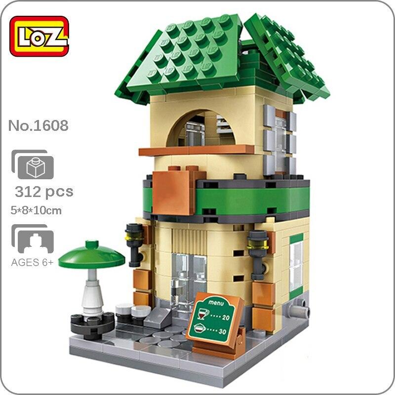 Coffee Shop | LOZ Mini Block Building Bricks Set Mini Street for Ages 10+
