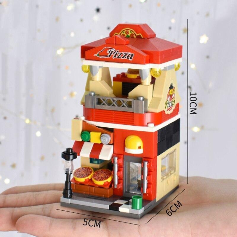 Pizza Shop | LOZ Mini Block Building Bricks Set Mini Street for Ages 10+