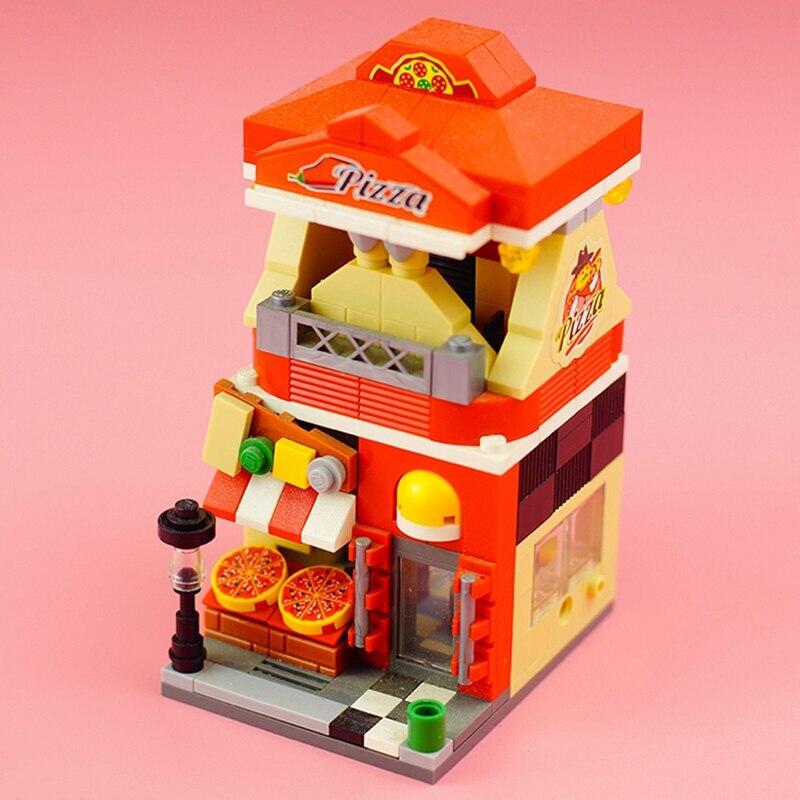 Pizza Shop | LOZ Mini Block Building Bricks Set Mini Street for Ages 10+