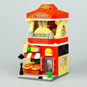 Pizza Shop | LOZ Mini Block Building Bricks Set Mini Street for Ages 10+