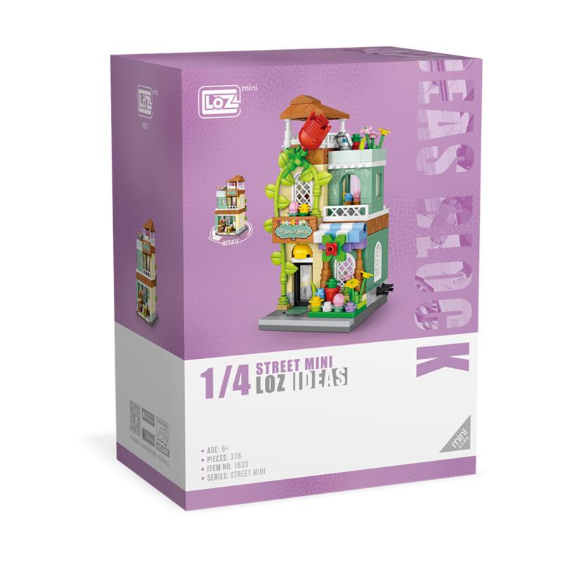 Flower Shop | LOZ Mini Block Building Bricks Set Mini Street for Ages 10+