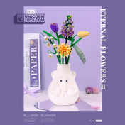 Violet Bouquet | LOZ 1672 Mini Block Eternal Flower II Set for Ages 10+
