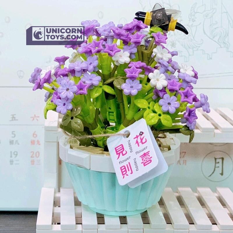 LOZ 1674 Baby's Breath & Daisy Flower Pot Eternal Micro Plants Set