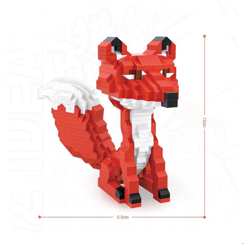 Red Fox | LOZ Mini Block Building Bricks Set Cartoon Character for Ages 10+