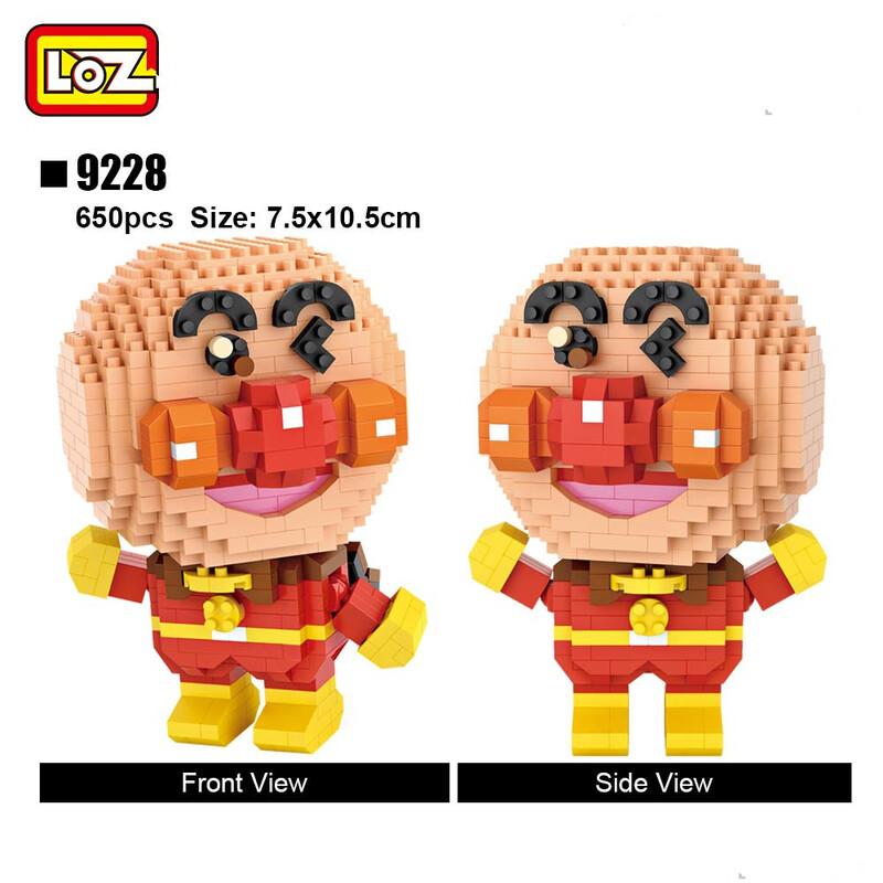 Anpanman | LOZ Mini Block Building Bricks Set Cartoon Character for Ages 10+