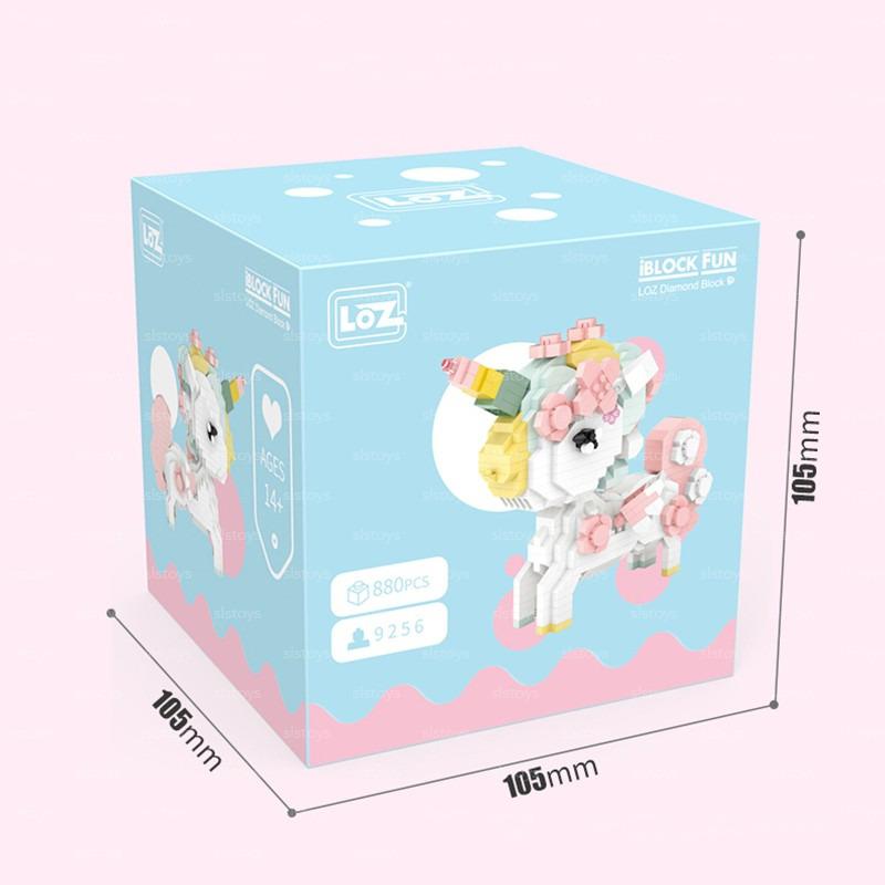 Flower Unicorn | LOZ Mini Block Building Bricks Set Cartoon Character for Ages 10+