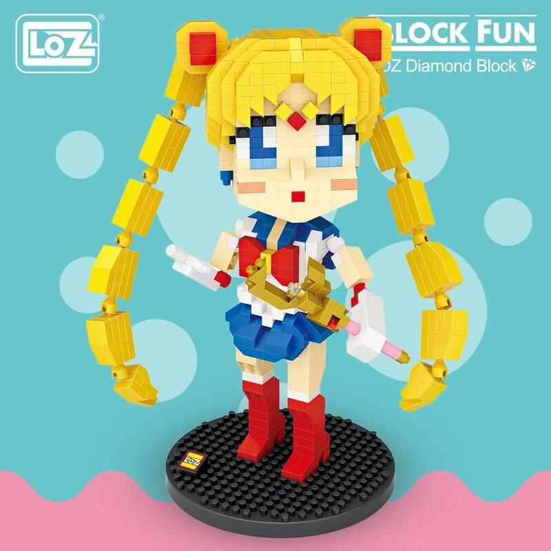 Sailor Moon | LOZ Mini Block Building Bricks Set Cartoon Character for Ages 10+