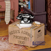 Mose's Detective Agency | Robotime DG157 DIY Dollhouse Miniatures Kit