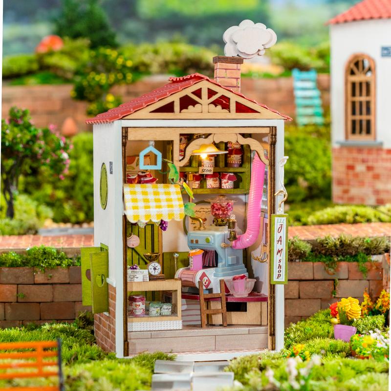Sweet Jam Shop | Robotime Rolife Mini Town DS010 DIY Dollhouse Miniatures Kit