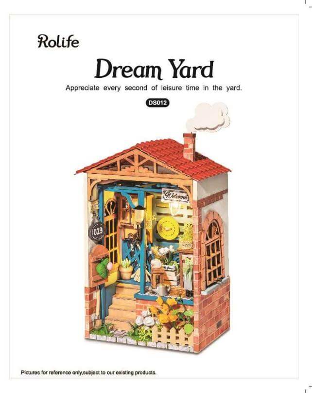 RDS012 - Dream Yard | Robotime Rolife Mini Town Miniature Dollhouse Manual