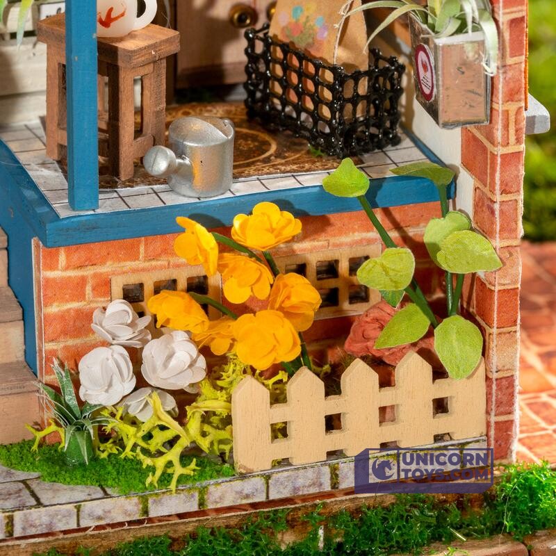 Borrowed Garden | Robotime Rolife Mini Town DS013 DIY Dollhouse Miniatures Kit