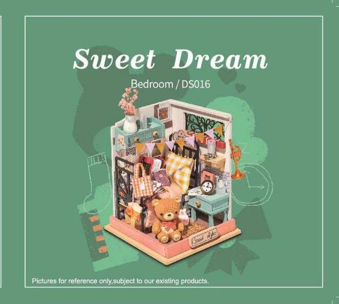 RDS016 - Sweet Dream | Robotime DIY Tiny Miniature Dollhouse Manual