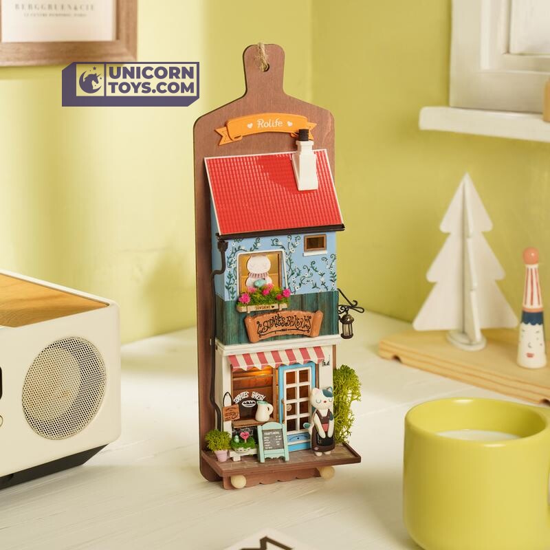 Aroma Toast Lab | Robotime Rolife DS019 Wall Hanging DIY Miniatures Kit