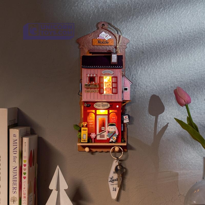 Love Post Office | Robotime Rolife DS021 Wall Hanging DIY Miniatures Kit