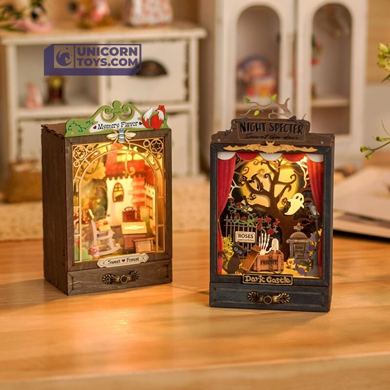 Dark Castle | Robotime Rolife Box Theater DS023 DIY Dollhouse Miniatures Kit