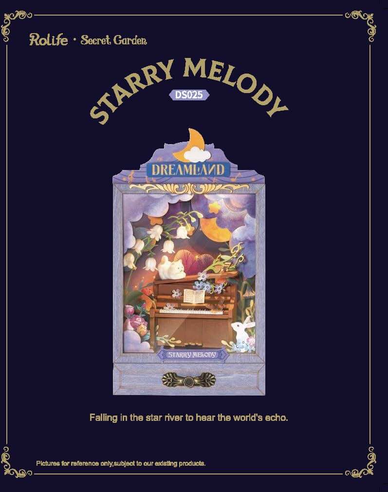 RDS025 - Starry Melody | Robotime Rolife Box Theater Miniatures Kit Manual