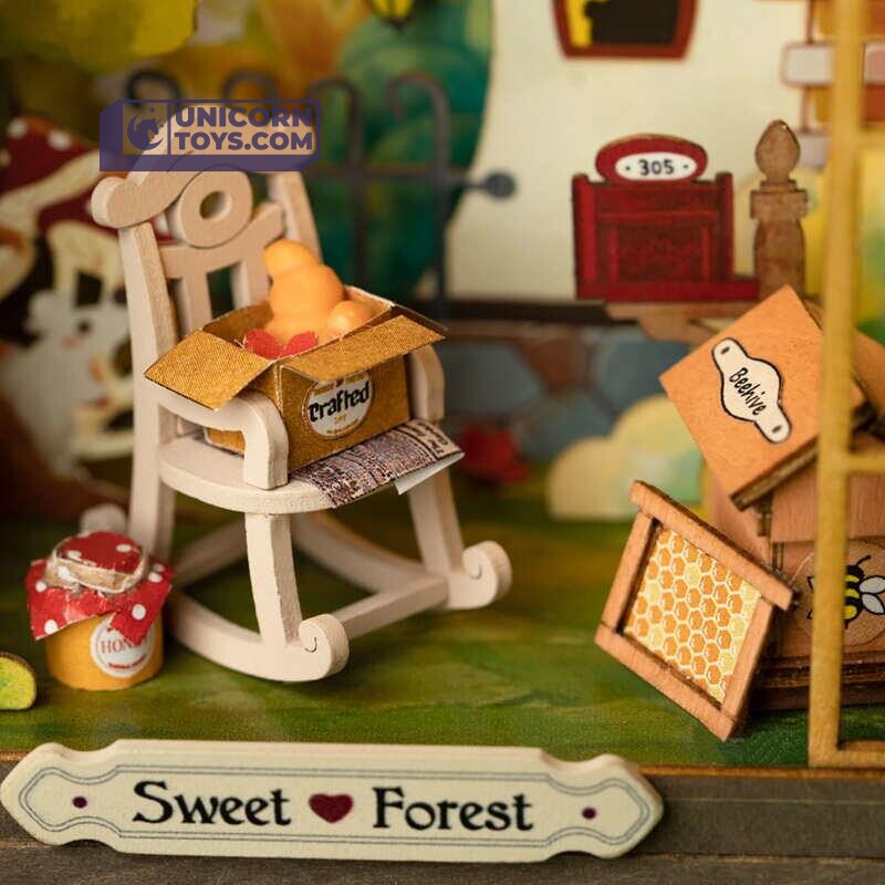 Sweet Forest | Robotime Rolife Box Theater DS026 DIY Dollhouse Miniatures Kit