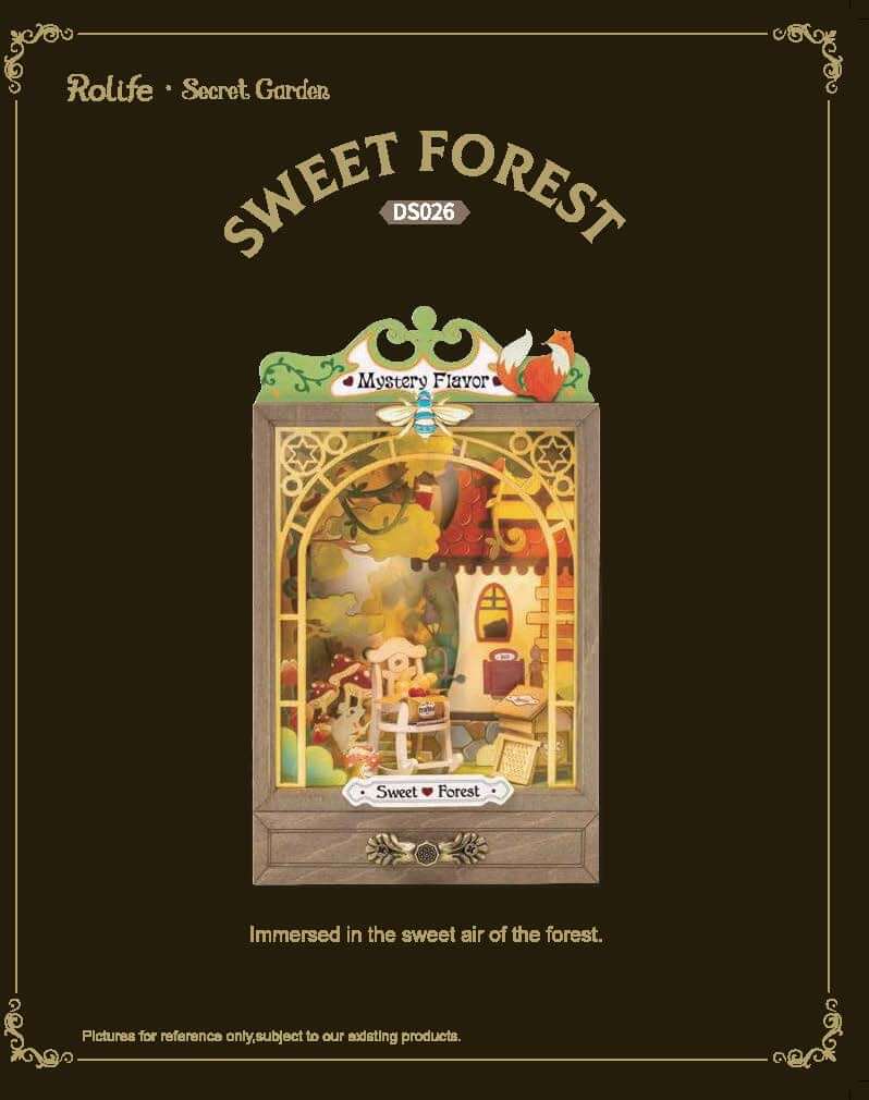 RDS026 - Sweet Forest | Robotime Rolife Box Theater Miniatures Kit Manual