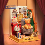 Holiday Living Room | Robotime Rolife Tiny DS028 DIY Dollhouse Miniatures Kit