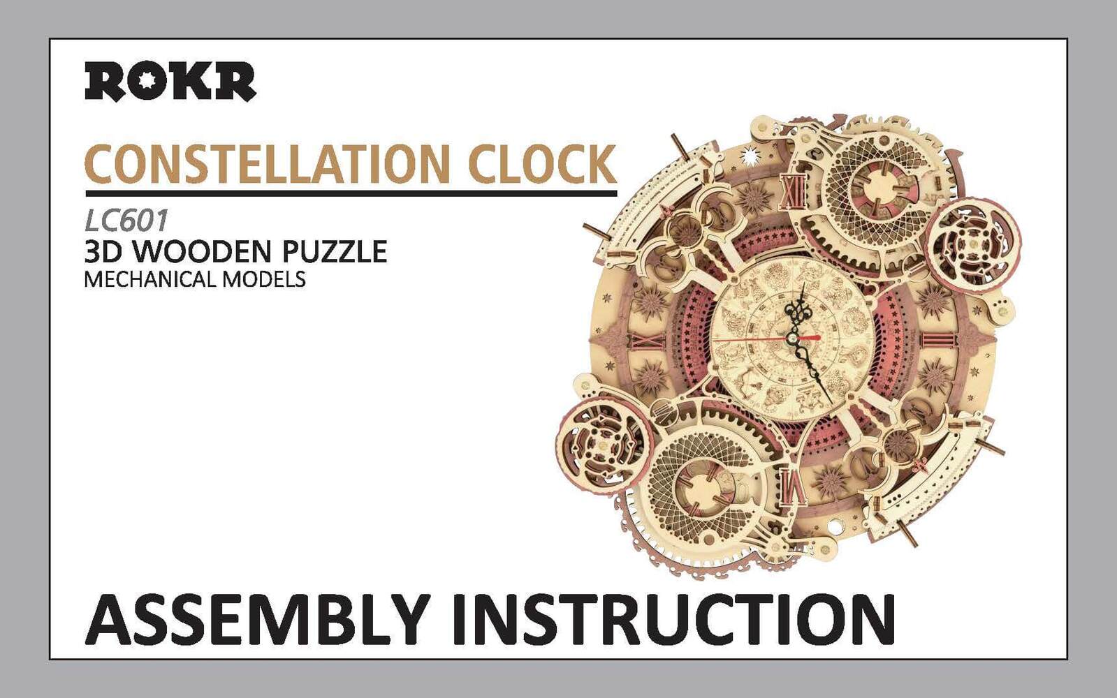 RLC601 - Zodiac Wall Clock Manual