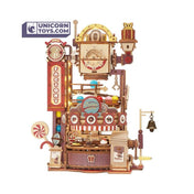 Marble Chocolate Factory | Mechanical Candy Maze Machine | Robotime ROKR LGA02 Marble Run Puzzle Kit