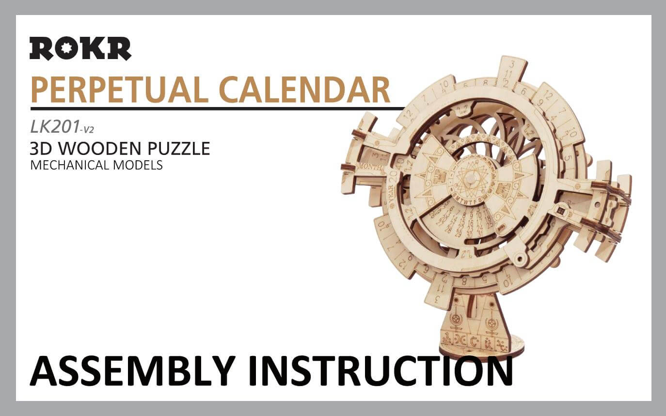 RLK201 - Robotime ROKR Perpetual Manual
