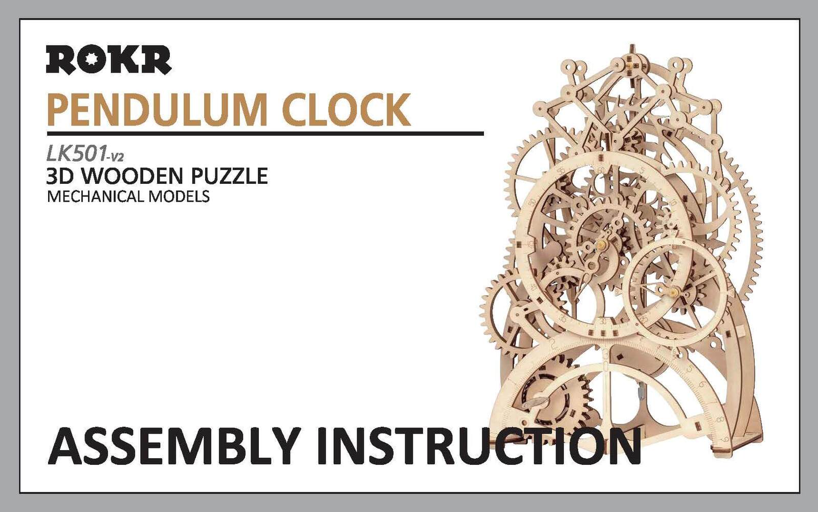 RLK501 - Pendulum Clock Manual