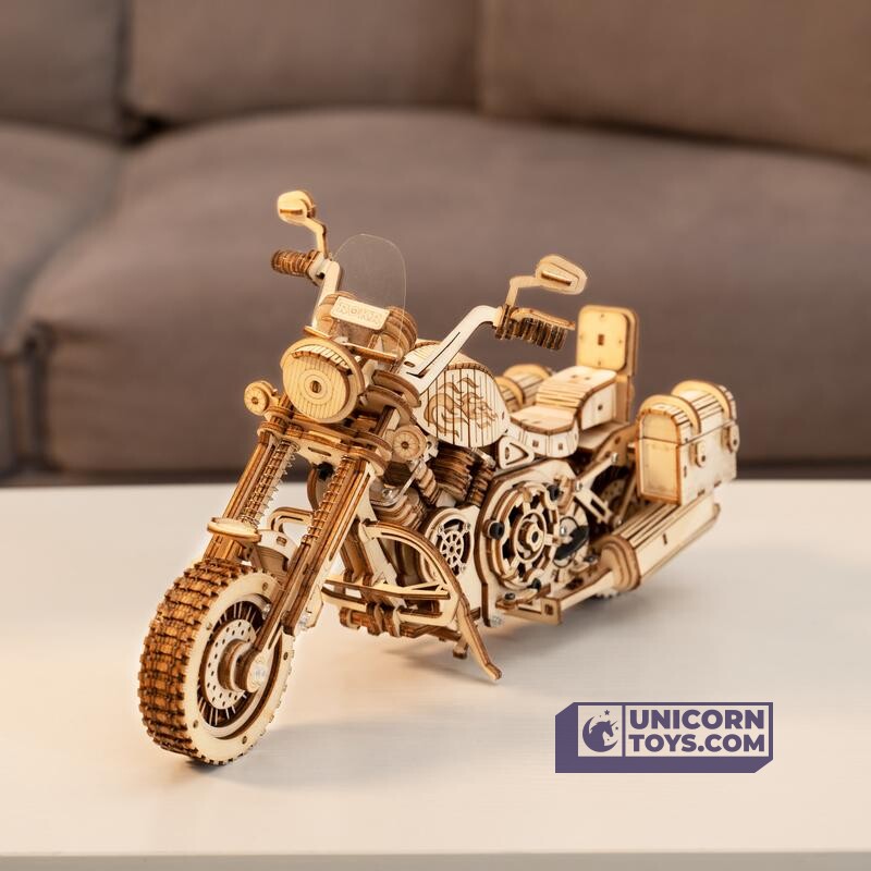 Cruiser Motorcycle | Robotime ROKR LK504 Mechanical Gears Puzzle Kit