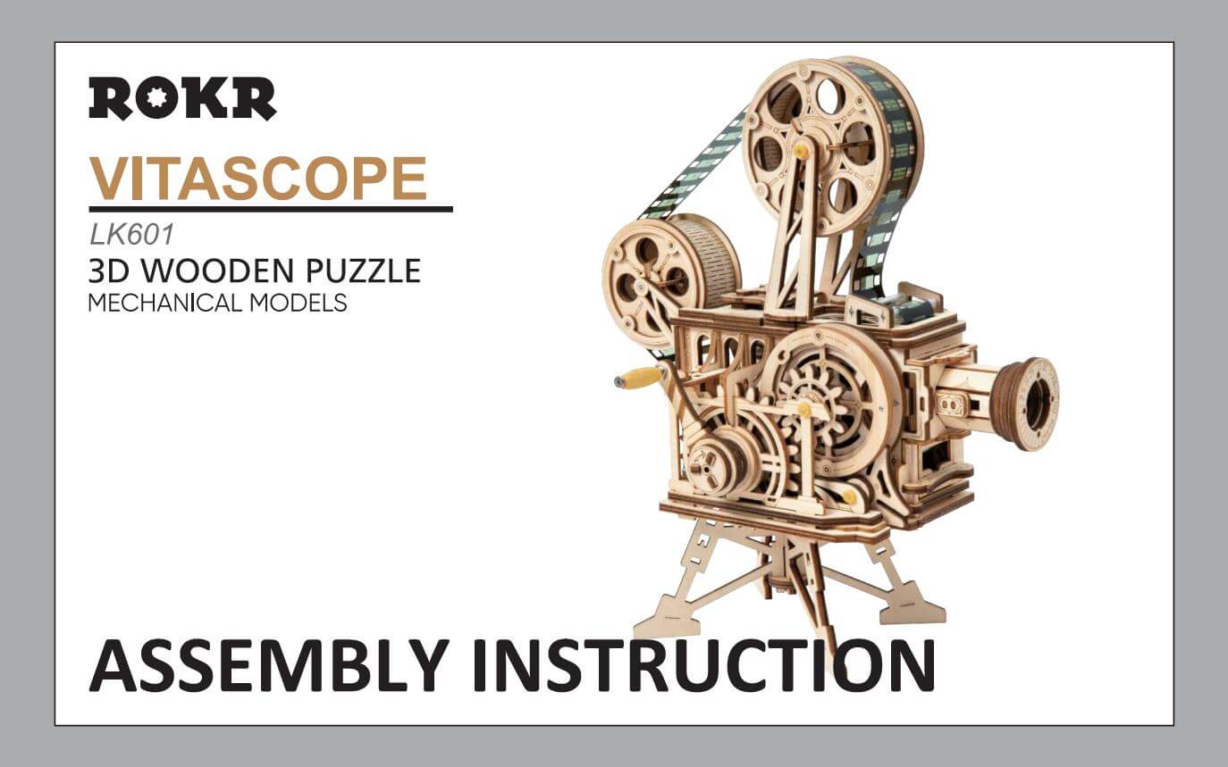 RLK601 - Robotime ROKR Vitascope Manual