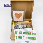 Mini Heart Mosaic Kit | Natural Stone Mosaic Art DIY Kit
