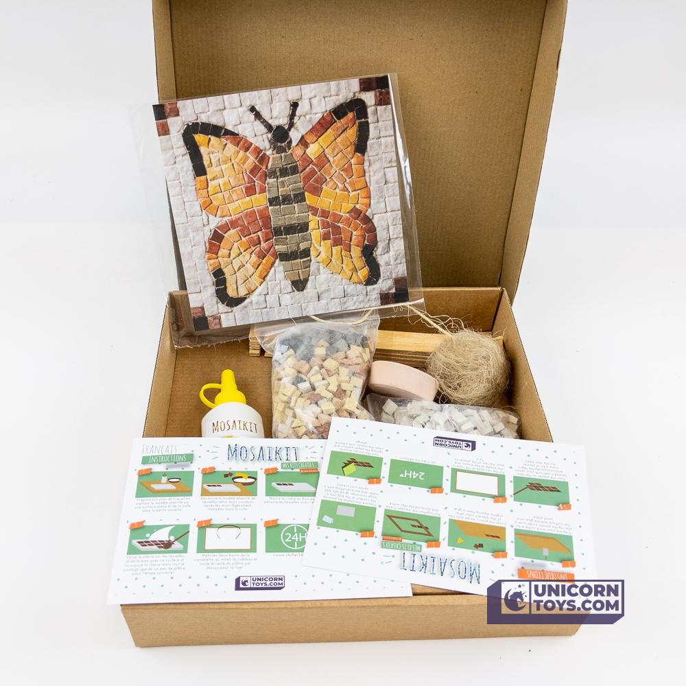Butterfly Mosaic Kit | Natural Stone Mosaic Art DIY Kit