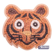 Tiger Face Mosaic Box | Natural Stone Mosaic Art DIY Kit